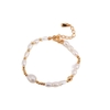 B19Minimalist French series, sterling silver pearl adjustable fashion niche original design bracelet